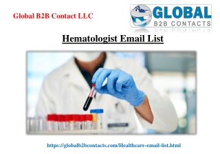 Hematologist Email List
