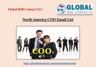 North America COO Email List