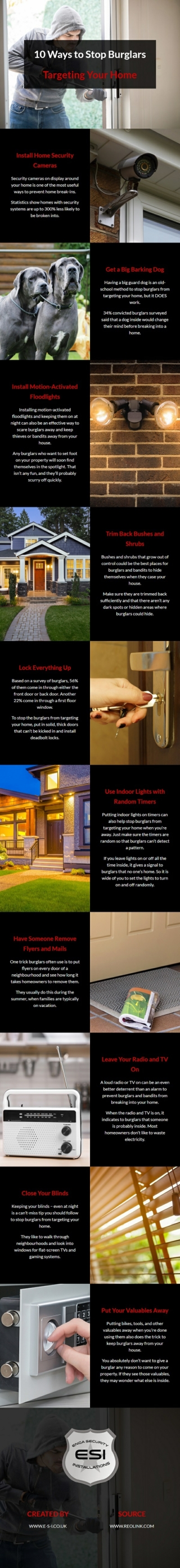 10 Ways to Stop Burglars Targeting Your Home