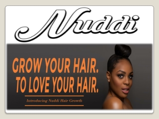 Nourish your hair with Nuddi Hair growth oil