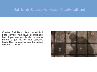 Bail Bonds Services VanNuys