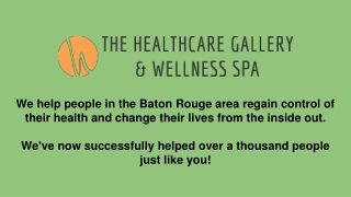 Healthcare Gallery - The Healthcare Gallery & Wellness Spa