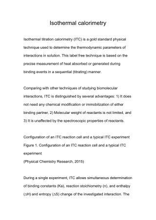 isothermal calorimetry