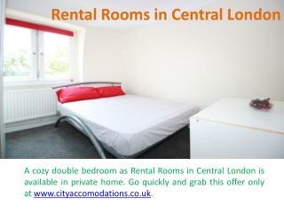 Room Rental London Students