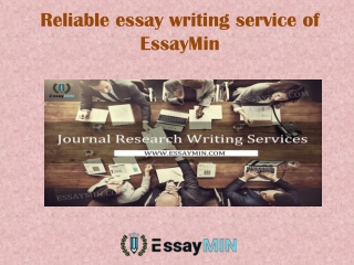 EssayMin is Offering Reliable Essay Writing Services