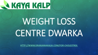 Weight Loss Centre Dwarka-Dr Anjana Kalia