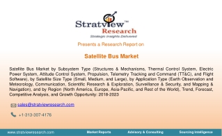 Satellite Bus Market | 2018 - 2023