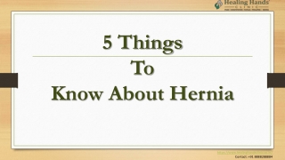 5 Things to Know about Hernia | Healing Hands Clinic