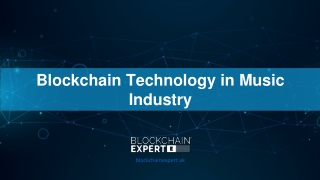 Blockchain Technology in Music Industry