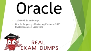 Don't Waste Your Time | Get Valid 1z0-1032 Practice Question Answers | Realexamdumps.com