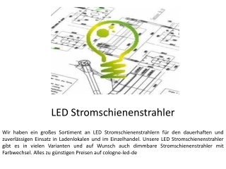 LED Stromschienenstrahler