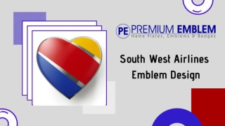 "Custom Vehicle Emblems - South West Airlines Emblem Design	 "