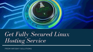 Get Fully Secured Linux Hosting Service from Infosky Solutions