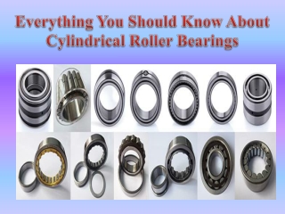 Everything You Should Know About Cylindrical Roller Bearings