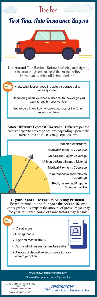 Tips For First Time Auto Insurance Buyers