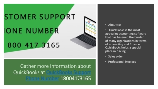 Rectify all unwanted technical glitches at QuickBooks Support Phone Number 18004173165