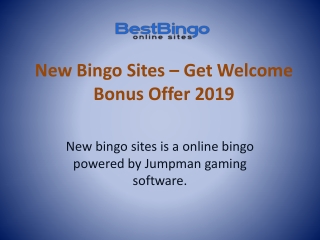 New Bingo Sites – Get Welcome Bonus Offer 2019