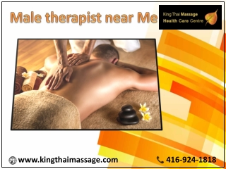 The Best Registered Massage Male therapist near Toronto | King Thai Massage