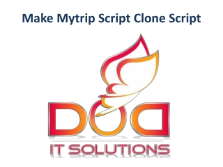 Make Mytrip Script Clone Script