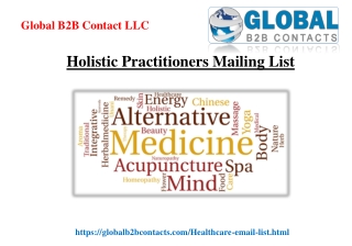 Holistic Practitioners Mailing List