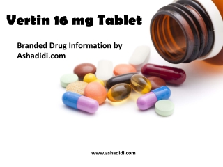 Vertin 16 MG Tablet