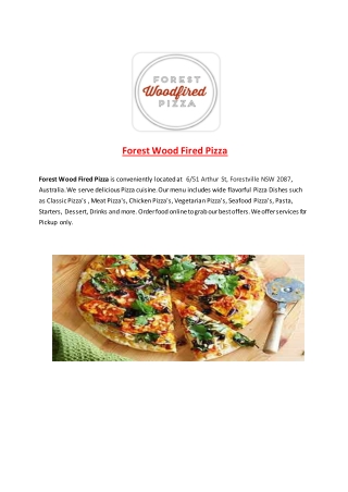 15% Off - Forest Wood Fired Pizza-Forestville - Order Food Online