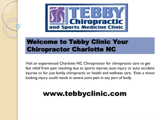 Auto Accident Injury | Charlotte Injury Doctor - Tebby Clinic