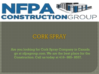 CORK SPRAY