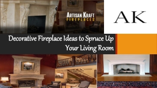Decorative Fireplace Ideas to Spruce Up Your Living Room