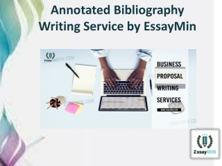 EssayMin Offers Best Annotated Bibliography Writing Service