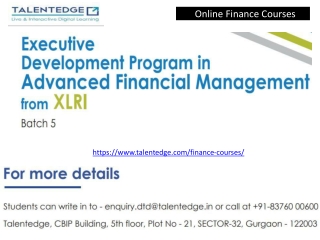 Online Finance Degree