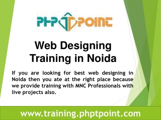 Web Designing Training in Noida