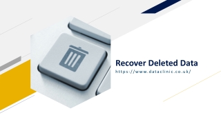 Recover Deleted Data