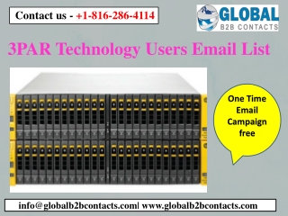 3PAR Technology Users Email List