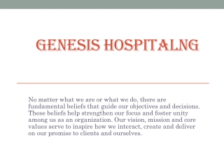 Best Surgery Center in Lagos-Genesis Hospital