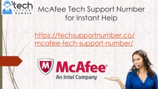 McAfee Antivirus Contact Number