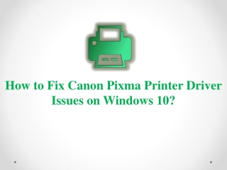 Canon Printer Driver Issues Fix 1800-4360509 Canon Printer Support