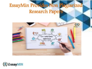 EssayMin Provides Non Plagiarized Research Papers