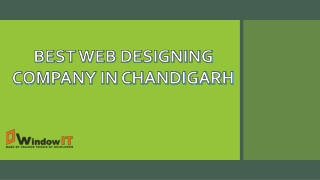 Best Web Designing Company in Chandigarh