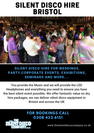 Silent Disco Hire Bristol