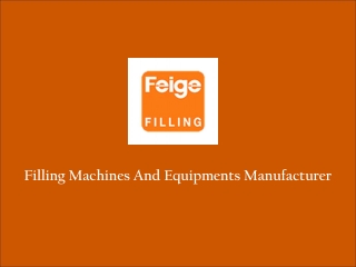 Vacuum Filling Machines