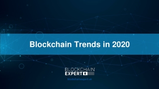 Blockchain Trends in 2020