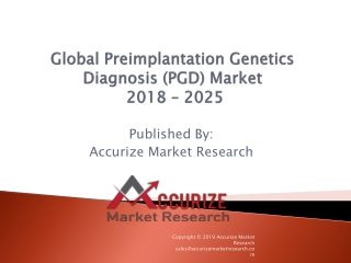 Global Preimplantation Genetics Diagnosis (PGD) Market