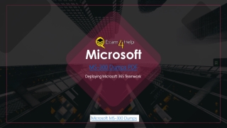 (PDF) MS-300 Dumps Questions | MS-300 Certification Exam