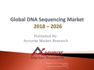 Global DNA Sequencing Market