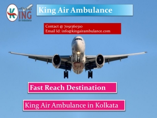 Quick and Best ICU Facility Air Ambulance from Kolkata to Delhi