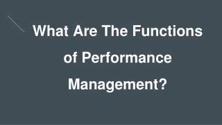 HR Performance Management Software