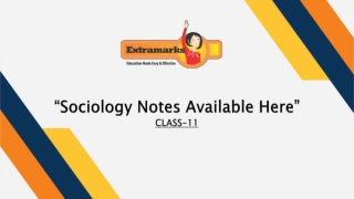 Sociology Notes Available Here
