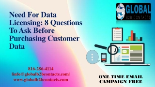 Need For Data Licensing 8 Questions To Ask Before Purchasing Customer Data