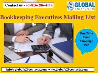 Bookkeeping Executives Mailing List